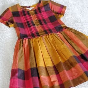 Burberry Girls Short Sleeve Dress Size 6Y